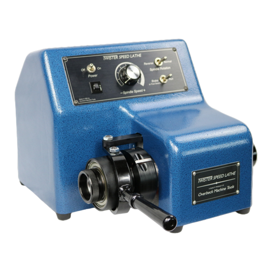 OVERBECK MACHINE LT-1BR Owner's Manual