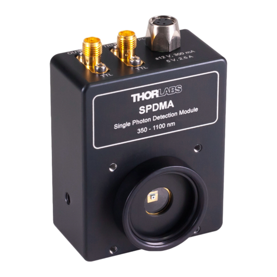 THORLABS SPDMA Operation Manual