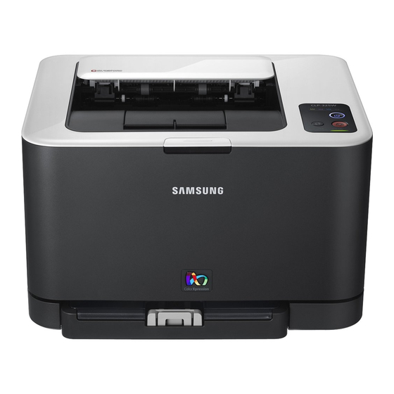 Samsung CLP-325W (Wireless) 16PPM Colour Laser Printer Manuals