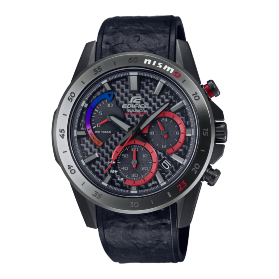 Casio EDIFICE EQS-930NIS-1A Operation Manual