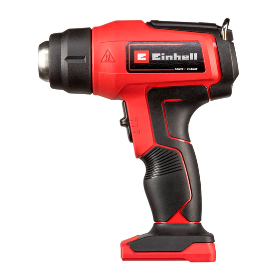 EINHELL TE-HA 18 Li Operating Instructions Manual