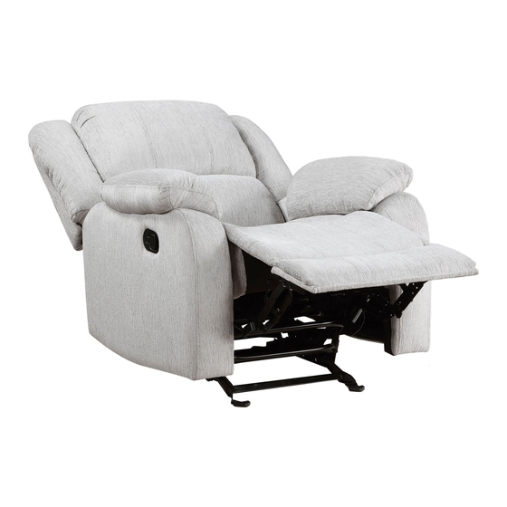 Homelegance Glider 8526CN-1GD Assembly Instruction