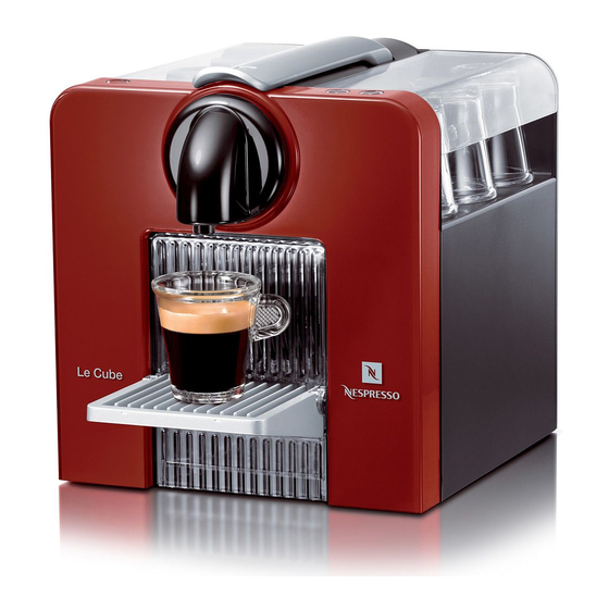 Nespresso Le Cube Owner's Instructions Manual