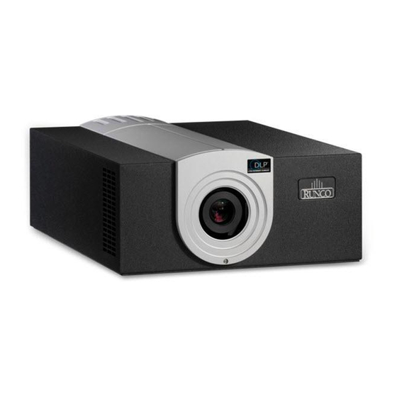 Runco 1080p Owner's Operating Manual