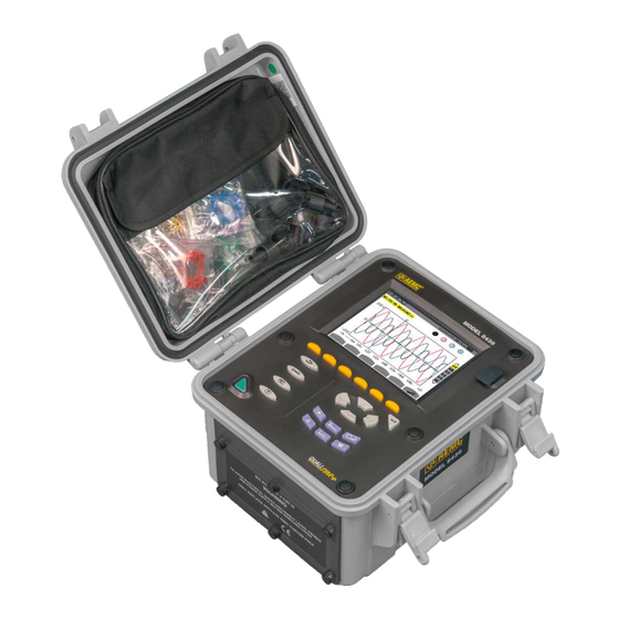 Chauvin Arnoux AEMC PowerPad 8436 Quick Start Manual