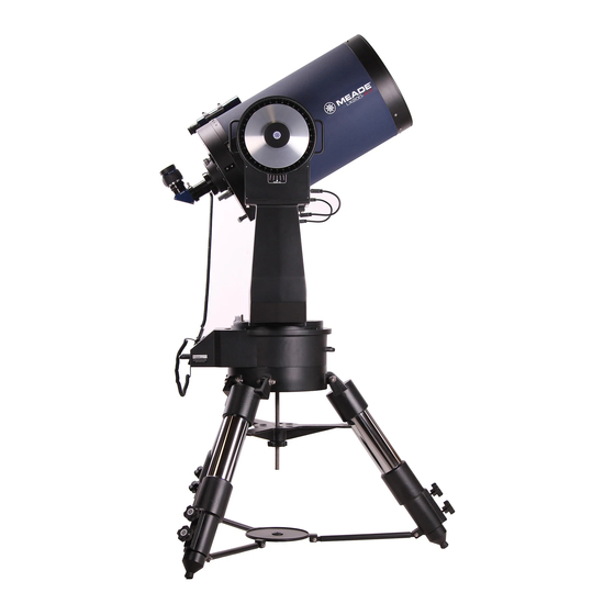 Meade 10" LX100 f/10 Instruction Manual