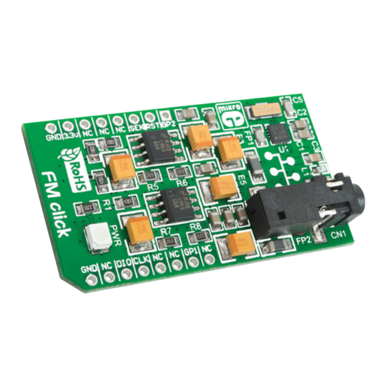Mikroe FM click Quick Manual