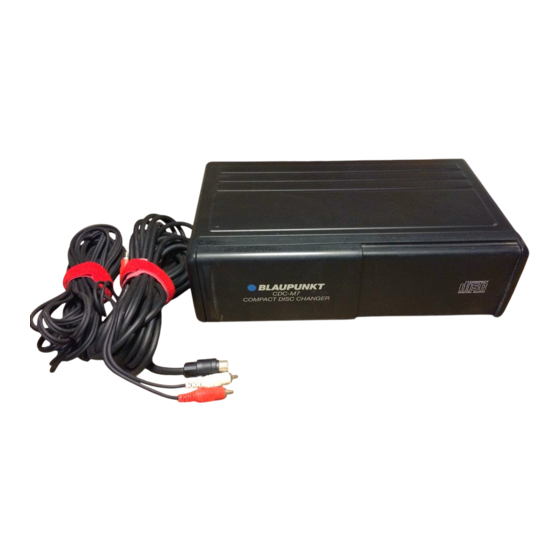 Blaupunkt CDC M7 Instruction Manual