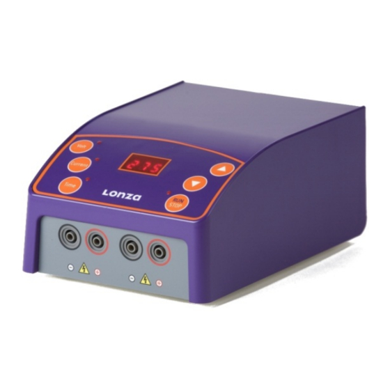 Lonza FlashGel 57025 Instruction Manual