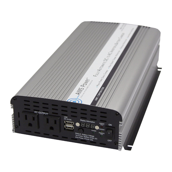 AIMS Power PWRIC150012W Instruction Manual