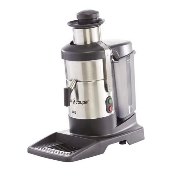Robot Coupe J 80 Manual