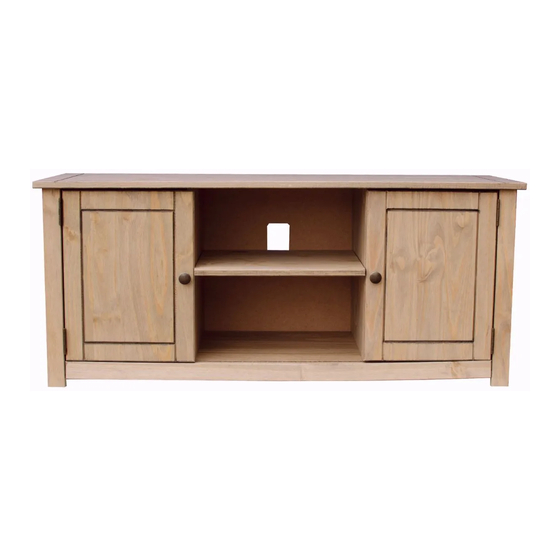 Vida Designs PANAMA FLAT SCREEN TV UNIT Assembly Instructions Manual