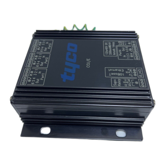 Tyco CCU/E-HUB Install Instructions