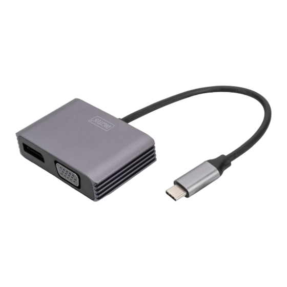 Digitus DA-70827 Quick Installation Manual