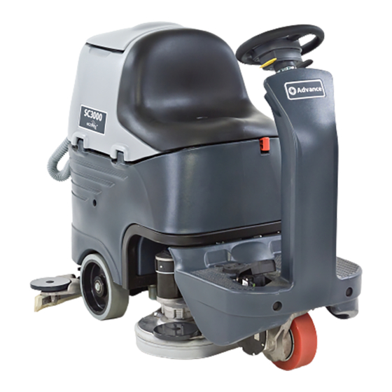 Nilfisk-Advance Advance SC3000 Instructions For Use Manual