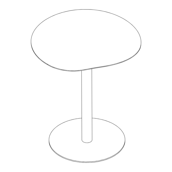ferm living Pond Cafe Table Assembly Manual