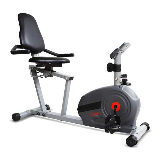 Sunny Health & Fitness SF-RB422903 User Manual
