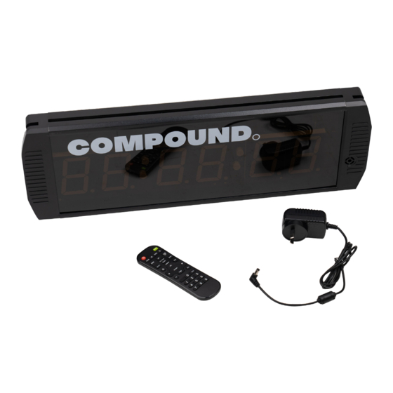 COMPOUND GYM TIMER Assembly Instructions