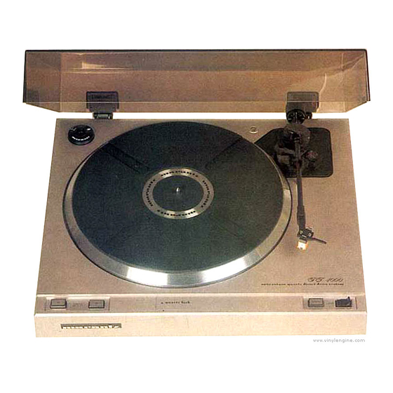 Marantz JJ4000 Owner's Instruction Manual