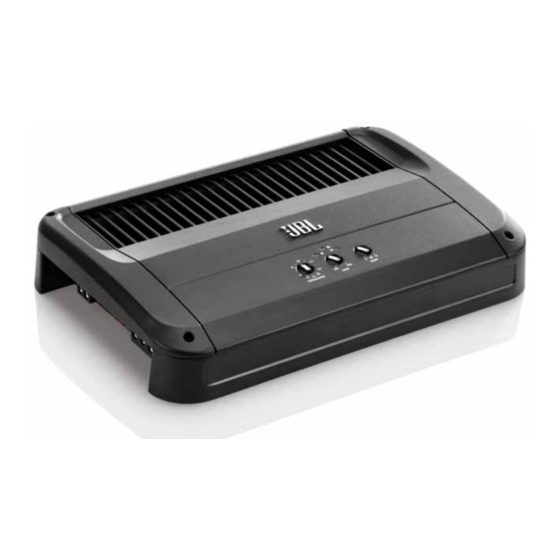 JBL GTO-751EZ Owner's Manual