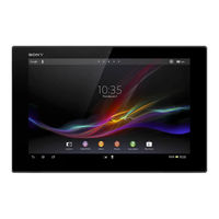Sony Xperia Tablet Z SGP351 User Manual