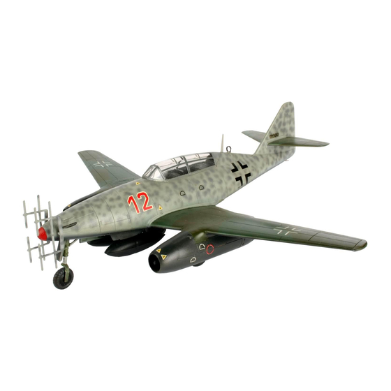 REVELL Me 262 B-1a/U1 Nightfighter Assembly Manual