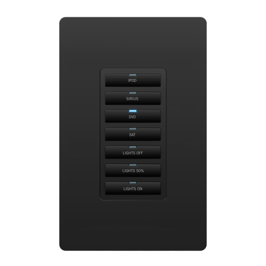 AMX Metreau 7-Button Keypad MET-7 Installation Manual