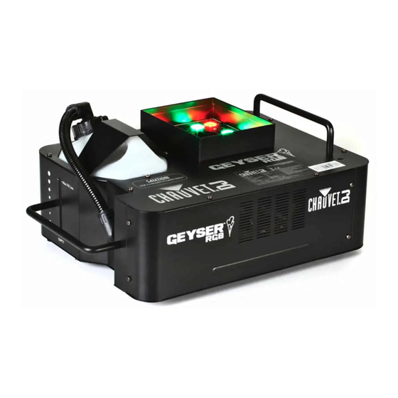 Chauvet GEYSER RGB Quick Reference Manual