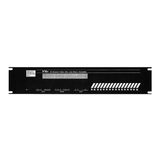 Alcorn Mcbride V+ series User Manual