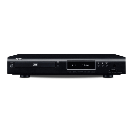 Denon DVD-1800BD Service Manual