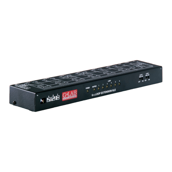 G-Lab 6 x LOOP EXTENSION User Manual