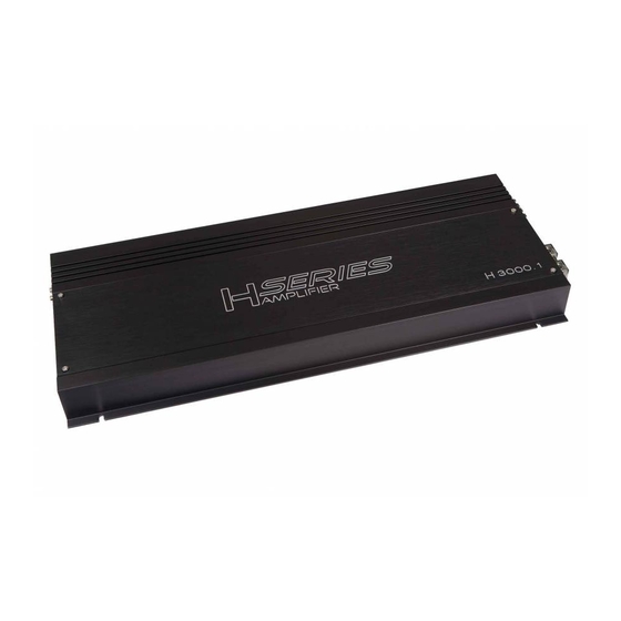 Audio System H Series Owner's Manual