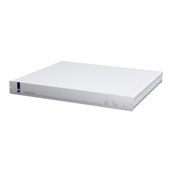 Guntermann & Drunck UCON-IP-NEO Installation Manual