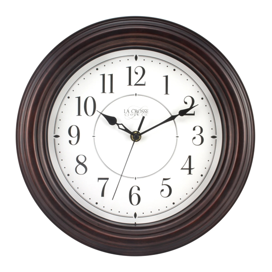 LA CROSSE CLOCK 404-2630W Instruction Manual