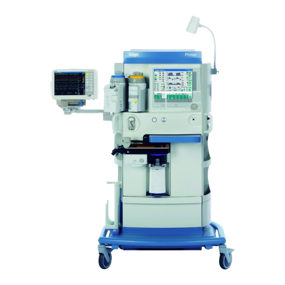 Dräger Primus Instructions For Use Manual