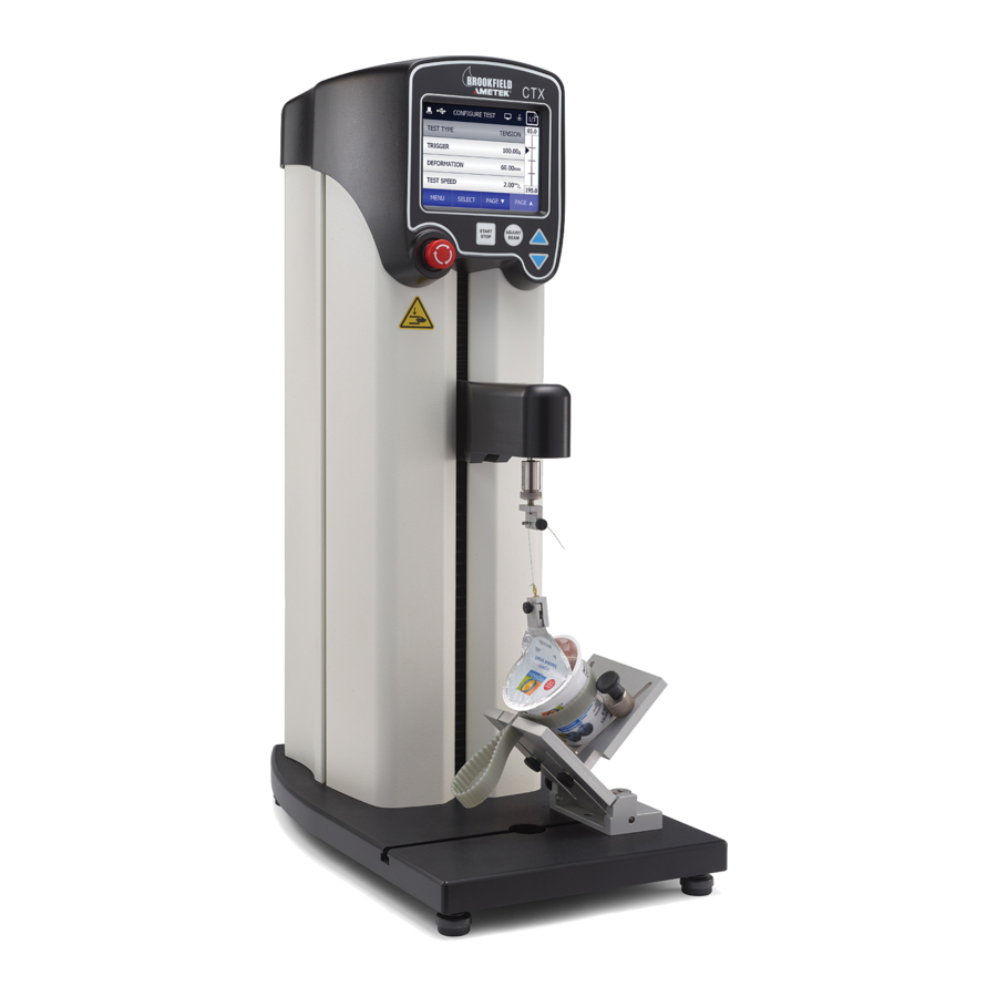 Ametek Brookfield CTX Manual