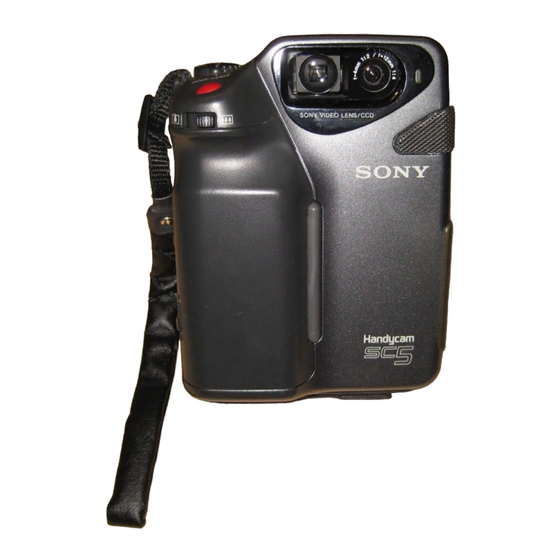 Sony Handycam CCD-SC5 Operation Manual