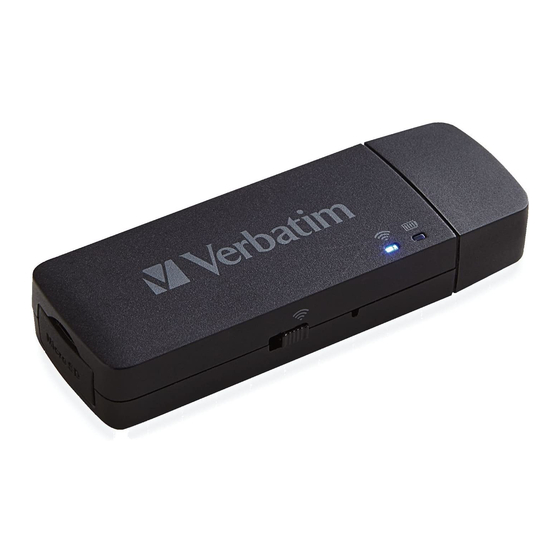 Verbatim MediaShare Wireless Mini 49160 Datasheet