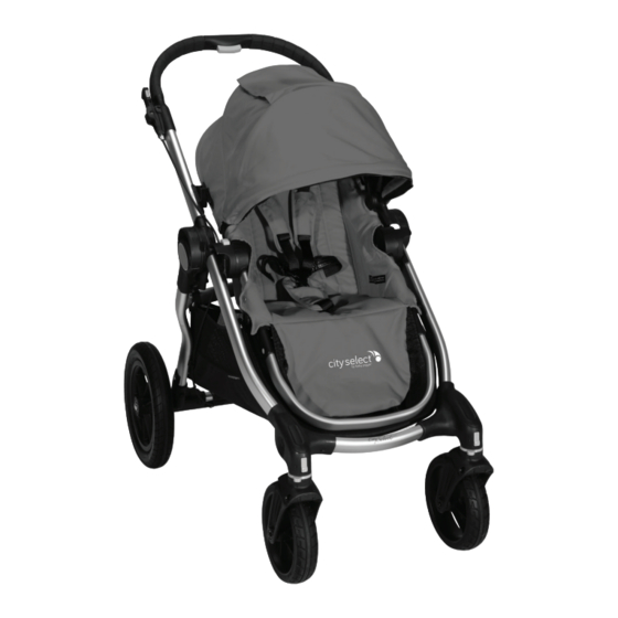 Baby Jogger city select Assembly Instructions Manual