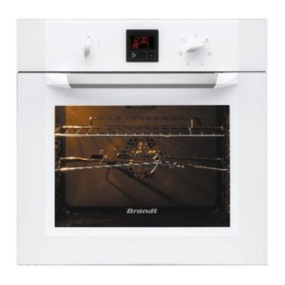Brandt FC642 Series Manual To Installation