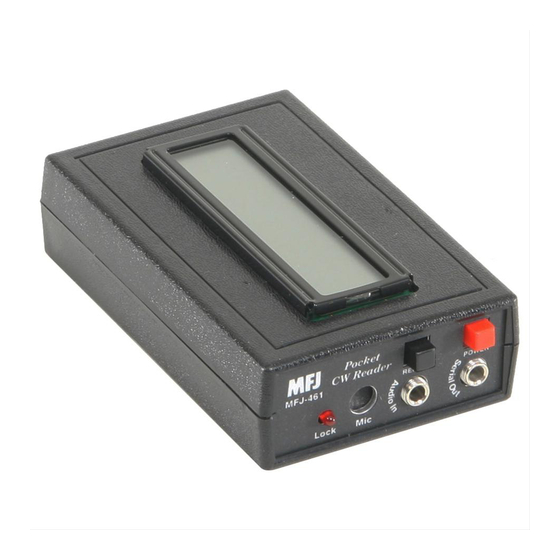 MFJ -461 Manual