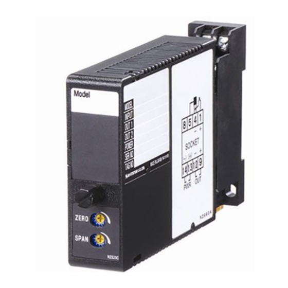 M-system Sentronic Mini-M M2VF2 Series Quick Start Manual