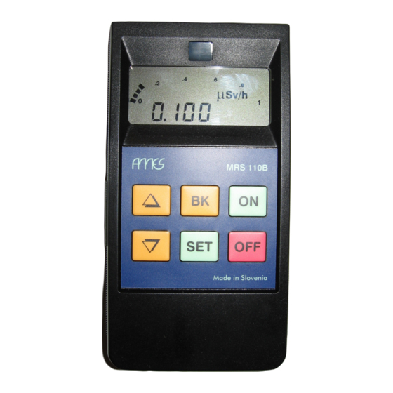 AMES MRS 110B-1 Manual