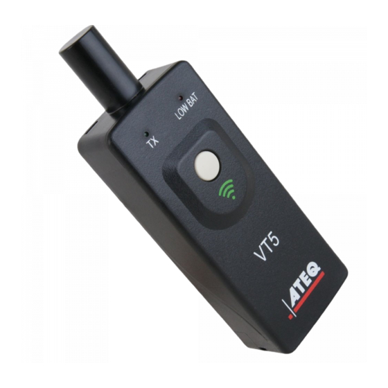 ATEQ VT5 Manual