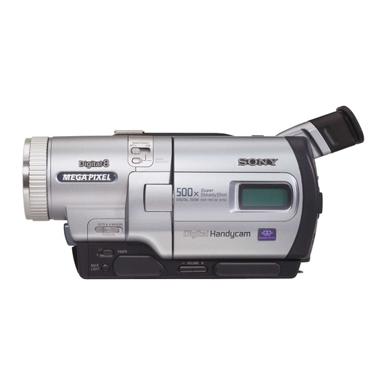 Sony Handycam DCR-TRV730E Manuals