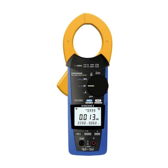 Hioki CM3286 Instruction Manual