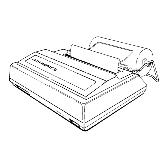 Centronics 730-1 Owner's Manual