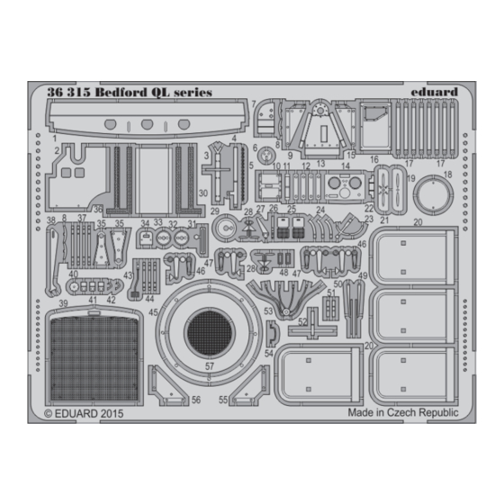 Eduard Bedford QL Series Manual