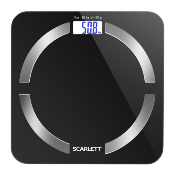 Scarlett SC-BS33ED45 Instruction Manual