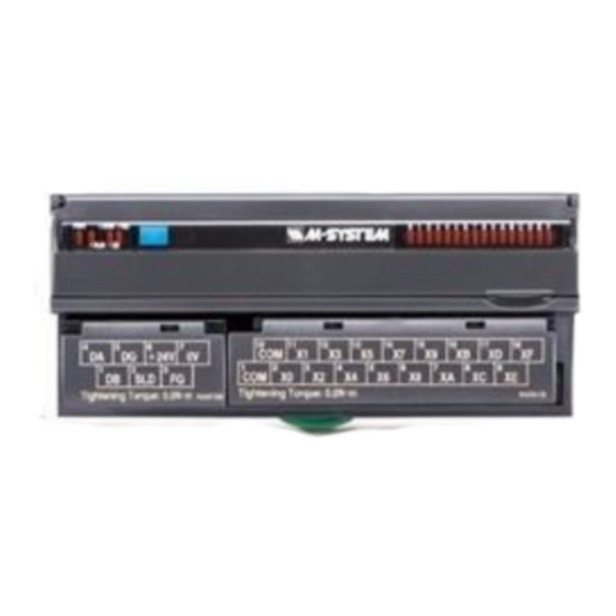 M-system R7C-DS4N Instruction Manual